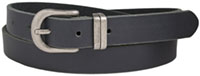 Silver Jeans Co. 25MM Genuine Leather Belt Double Loop